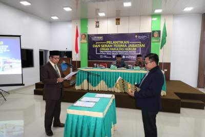 Usai Dilantik, Dekan Fakultas Hukum UM Metro Dituntut Mendirikan Program Magister Hukum